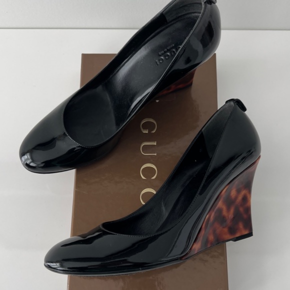 Brand new Gucci Pattern wedge shoes - Picture 2 of 5
